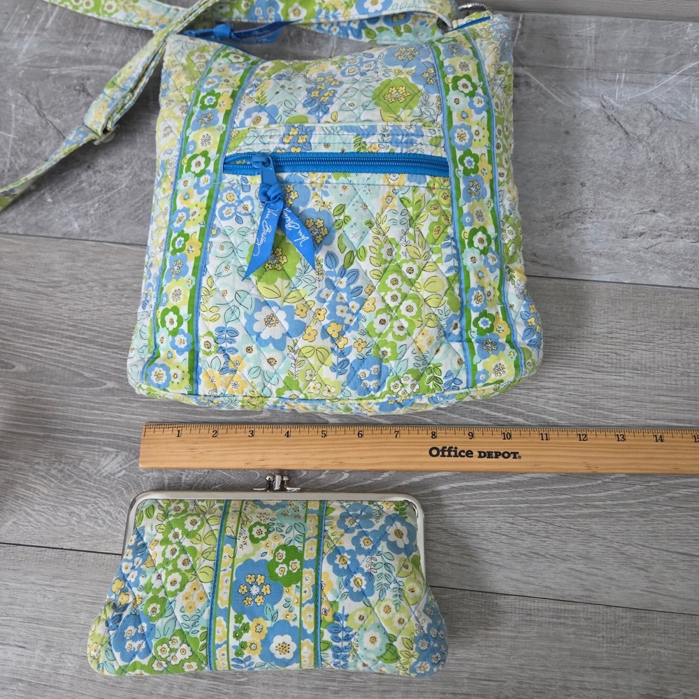 Vera Bradley English Meadow Hipster Crossbody Bag & Kisslock Wallet Set - Picture 10 of 16